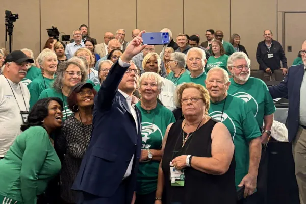 Pennsylvania Governor with retirees